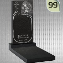 Вариант оформления памятника на могилу